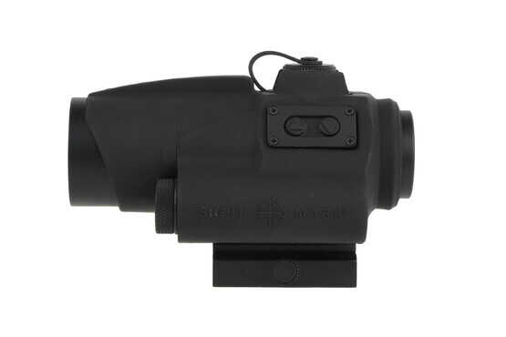 This AR15 red dot sight is made by Sightmark and is waterproof and shockproof